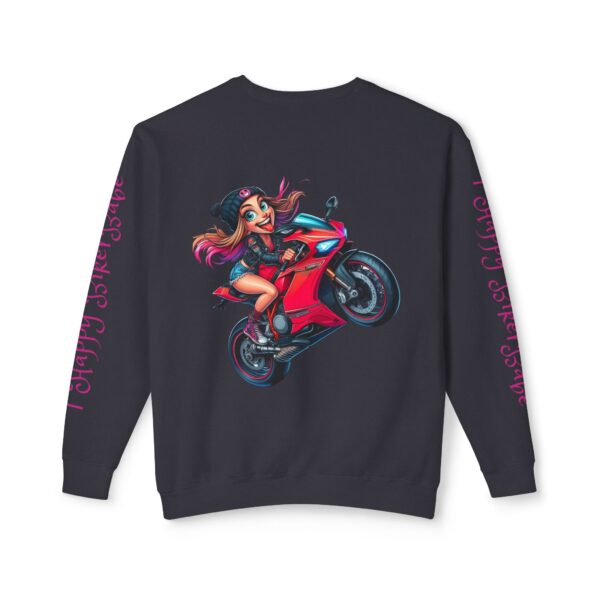 Unisex Happy BikerBabe Sweatshirt - Afbeelding 2