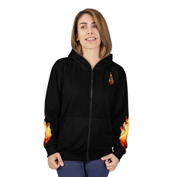 Unisex Zip Hoodie Fireman - Afbeelding 5