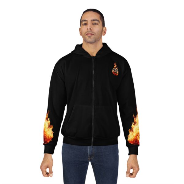 Unisex Zip Hoodie Fireman - Afbeelding 4