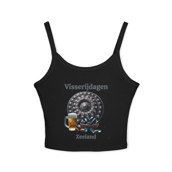 Women's Spaghetti Strap Tank Top VisserijdagenZeeland2025 - Afbeelding 5